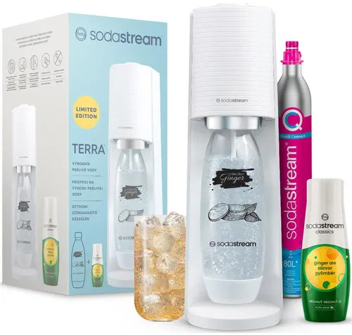 SodaStream TERRA White Ginger Ale Mpack szódagép
